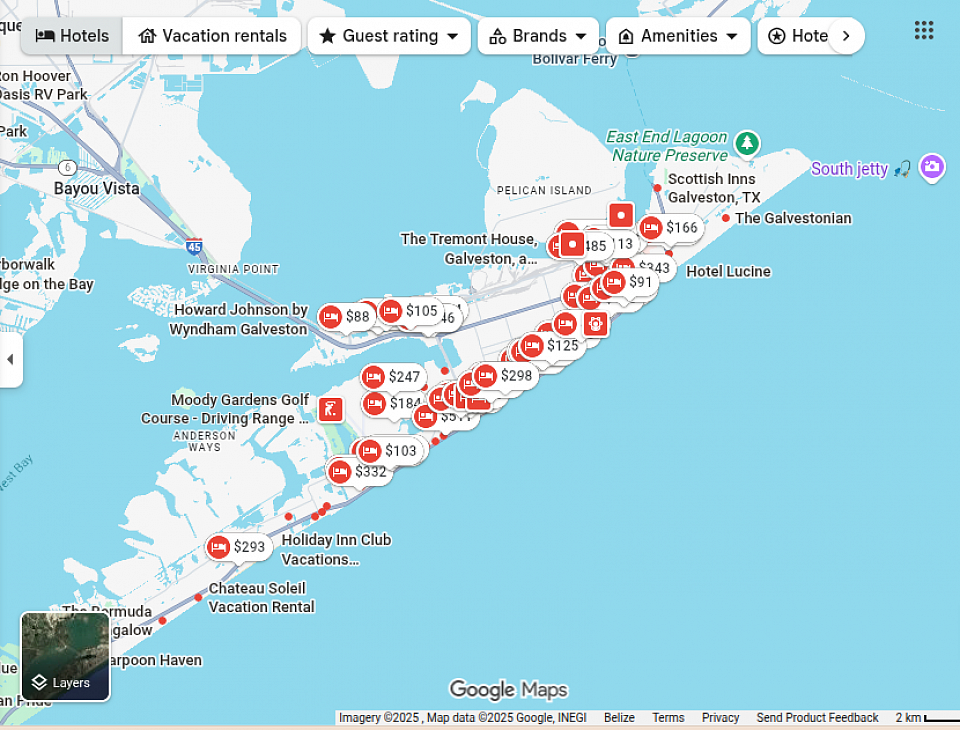 Hotels Near Carnival Cruise Port Galveston